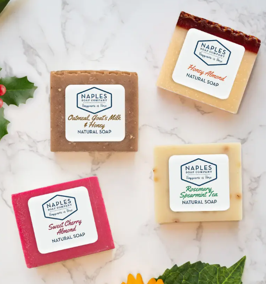 Naples Soap Holiday Soap Stack