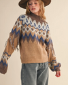 Fair Isle Fringe Sweater