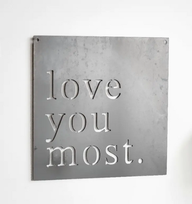 Love You Most Wall Decor