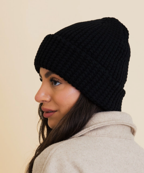 Ribbed Beanie Hat