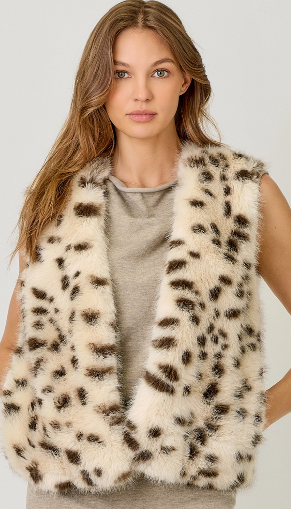 Snow Leopard Vest
