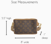 Bella Upcycled LV Belt Bag
