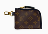 LV Upcycled Wallet Keychain