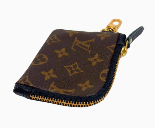 LV Upcycled Wallet Keychain