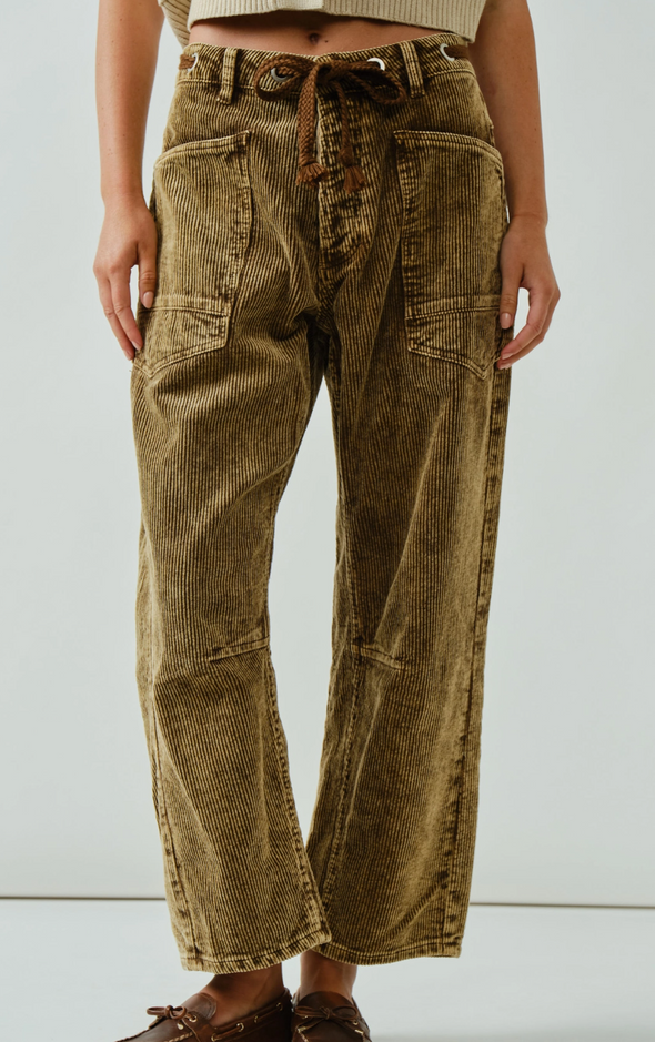 Olive Cord Pants