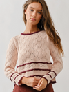Scallop Pointelle Sweater