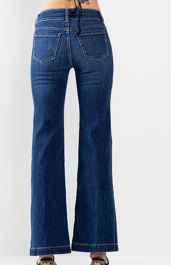 Pocket Flare Denim