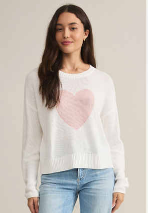 Pink Heart Sienna Sweater