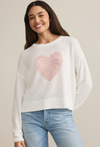 Pink Heart Sienna Sweater