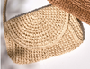 Sand Dollar Mini Straw Bag