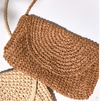 Sand Dollar Mini Straw Bag
