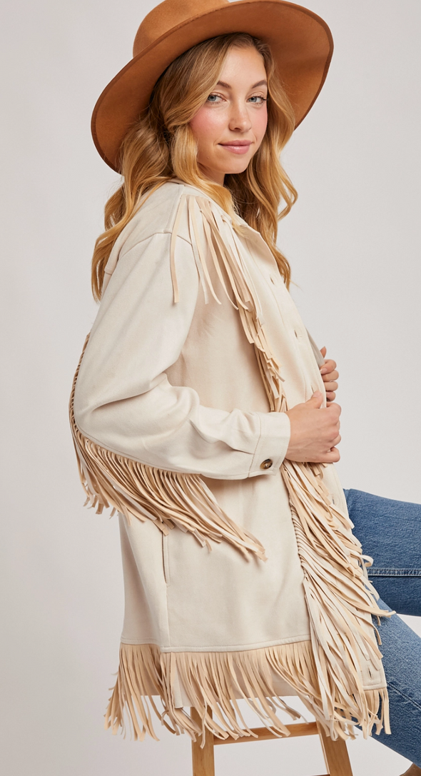Beth Fringe Jacket