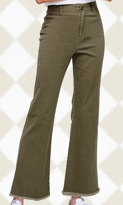 Frayed Hem Pants