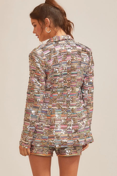 Khloe Sequin Blazer