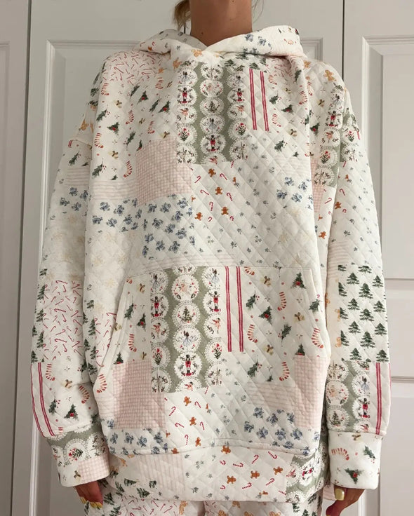 Holiday Quilted Hoodie