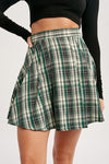 Flirt Plaid Skirt