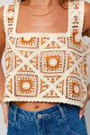 Elyse Crochet Top