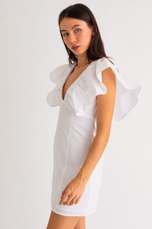 Ruffle Mini Dress