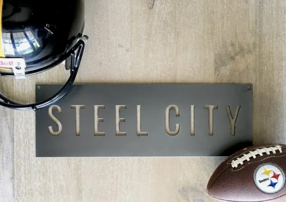 Steel City Wall Art Sign