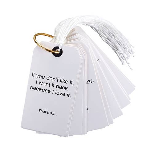 Gift Tag Book